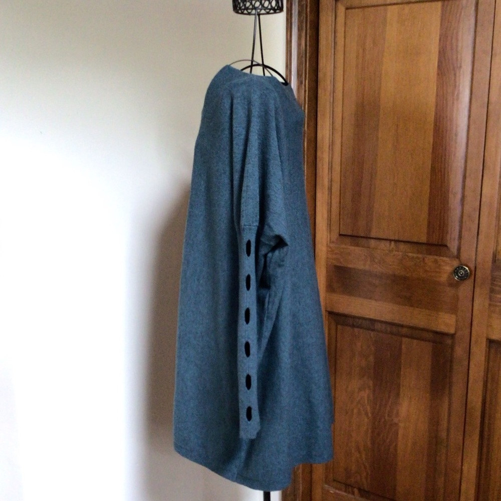Orange Fashion Village Sweater,   O/S, Petrol Blue - Picture 5 of 8